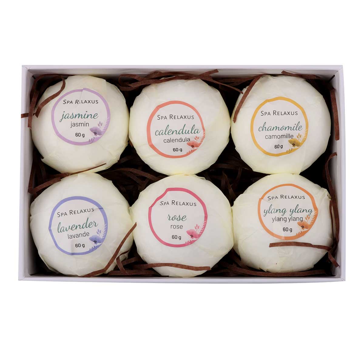 Spa Relaxus Botanical Bath Bombs set of 6