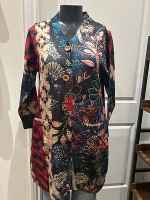 Casa Donna pattern Long sweaters