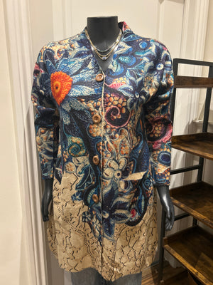 Casa Donna pattern Long sweaters