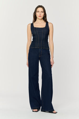 Warp & Weft NCE Cote Wide Leg Jeans