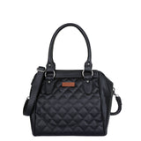 PU Leather Women’s Handbag – Top Handle with Crossbody Strap: Blue