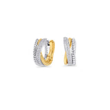 Mia Bella huggie hoops earrings
