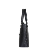 Women’s Top-Handle Tote Bag – Vegan Leather Shoulder Bag: Blue
