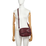 B23020-Big Bow Tie On The Front Cross Body Bag: Pink