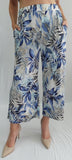 Softworks tropical pattern pants