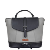 Women’s Vegan Leather Backpack or Daypack Bags For Daily Use: Grey