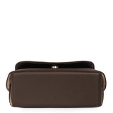 Vegan Leather Crossbody Bag for Women, Top Handle Handbag: Mauve
