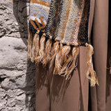 Model France knit Navaho cardi