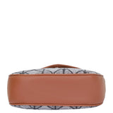 Hand Crafted Fabric Printed Crossbody Sling Bag for Womens: Blue