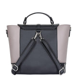 Women’s Vegan Leather Backpack or Daypack Bags For Daily Use: Grey
