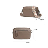 Zerimar Women's Leather Bag - Exclusive and Casual Engraved : Taupe