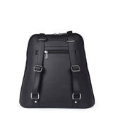 Ladies' Vegan Leather Top Handle Backpack or Daypack Bags: Blue