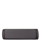 Women’s Vegan Leather Top-Handle Handbag Crossbody Sling Bag: Black