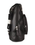 Ladies' Vegan Leather Top Handle Backpack or Daypack Bags: Blue