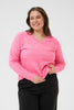 Kaffe Curve v neck sweater - plus sizes