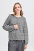 Fransa Grey Sweater