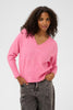 Kaffe pink V neck sweater