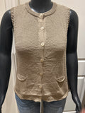 Casa Donna taupe vest