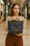 Women’s Vegan Leather Backpack or Daypack Bags For Daily Use: Grey