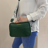 Zerimar Women's Leather Bag - Exclusive and Casual Engraved : Verde