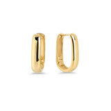 Mia Tessa Huggie Earrings Gold