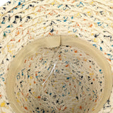 Confetti Cloche Foldable Hat - Cream (57cm)
