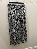 Kaffe Long Maxi Skirt black and white