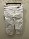 Lois white denim capri