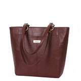 Tote Bag for Women – Genuine Leather Shoulder Handbag: Brown