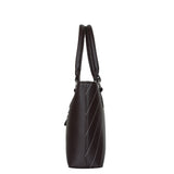 Women’s Top-Handle Tote Bag – Vegan Leather Shoulder Bag: Blue