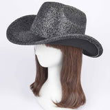 Glitter Cowboy Hat: BK