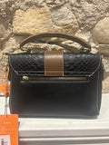 Purse black n brown