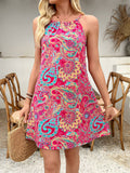 Sleeveless Printed Dress