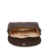 Vegan Leather Crossbody Bag for Women, Top Handle Handbag: Grey