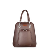 Ladies' Vegan Leather Top Handle Backpack or Daypack Bags: Blue