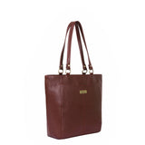 Tote Bag for Women – Genuine Leather Shoulder Handbag: Olive Green