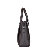 Women’s Vegan Leather Top-Handle Handbag Crossbody Sling Bag: Black