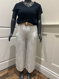 Cherishh Striped Linen Pants