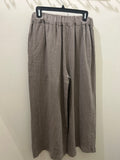 Orange fashion linen pants