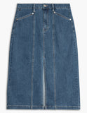 Lois Alicia Button Jean skirt