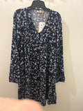 Fransa dress floral nightsky