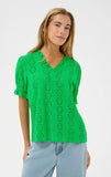 Kaffe Adona Bright Green Blouse
