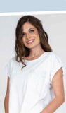 GG top with tie front