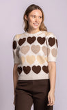 Pink Martini Moyo Heart Sweater