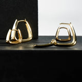 Mia Tamara Gold Huggie Earrings