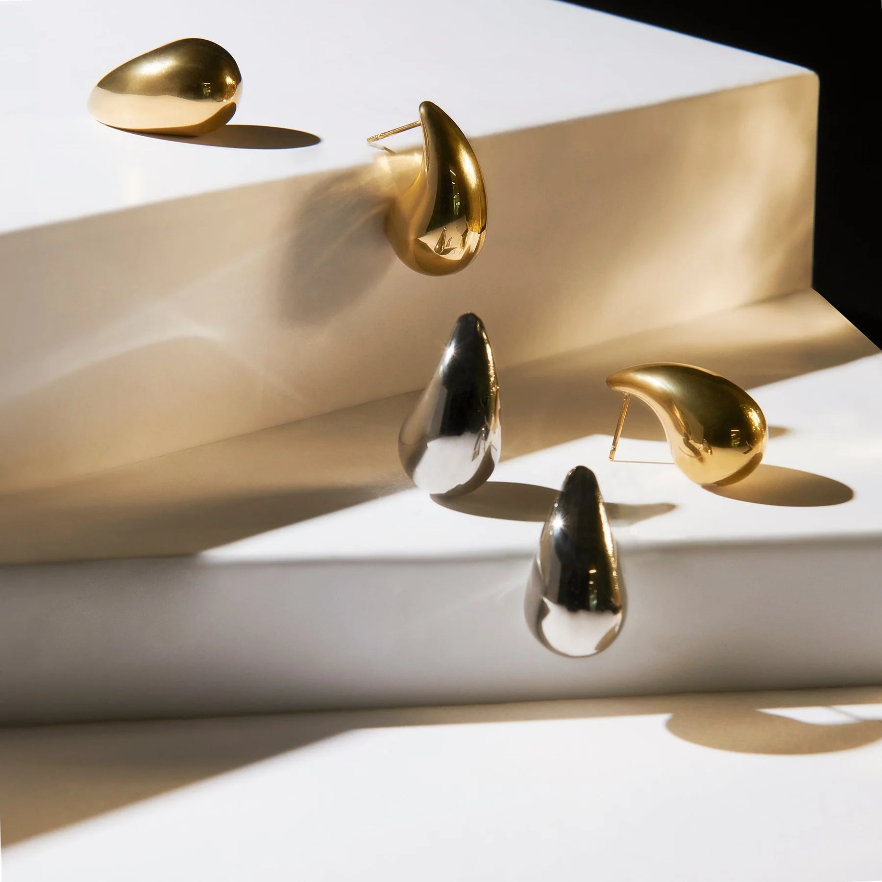 Mia Selena Gold Stud Earrings