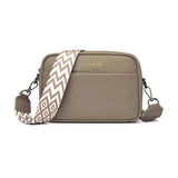 Zerimar Women's Leather Bag - Exclusive and Casual Engraved : Taupe