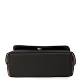 Vegan Leather Crossbody Bag for Women, Top Handle Handbag: Blue