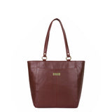 Tote Bag for Women – Genuine Leather Shoulder Handbag: Brown