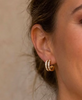 Double Row Pavé Ear Cuff Earrings